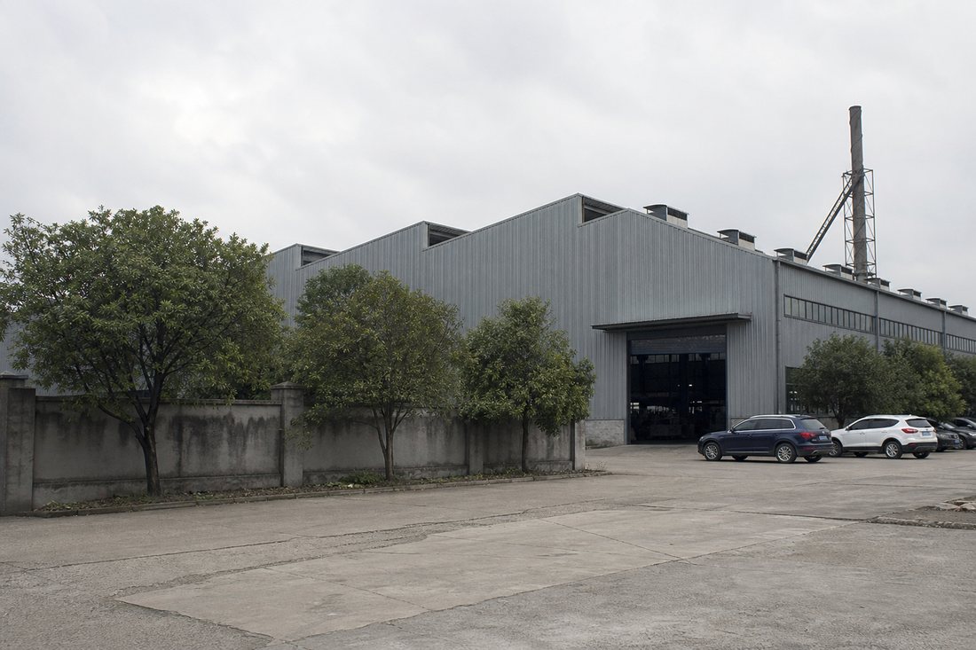 The plant seen from outside