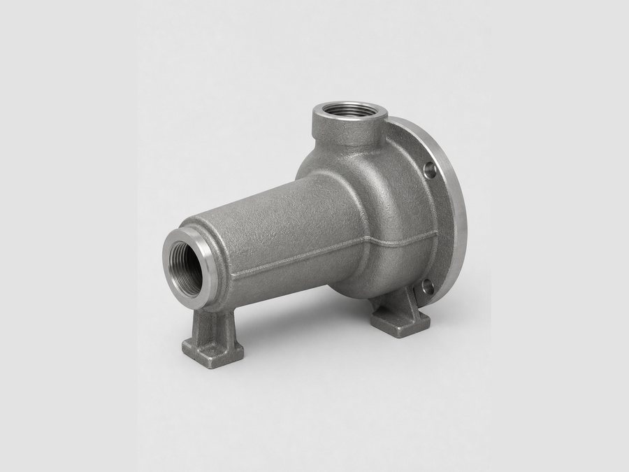 Sand-cast long-head jet pump casing
