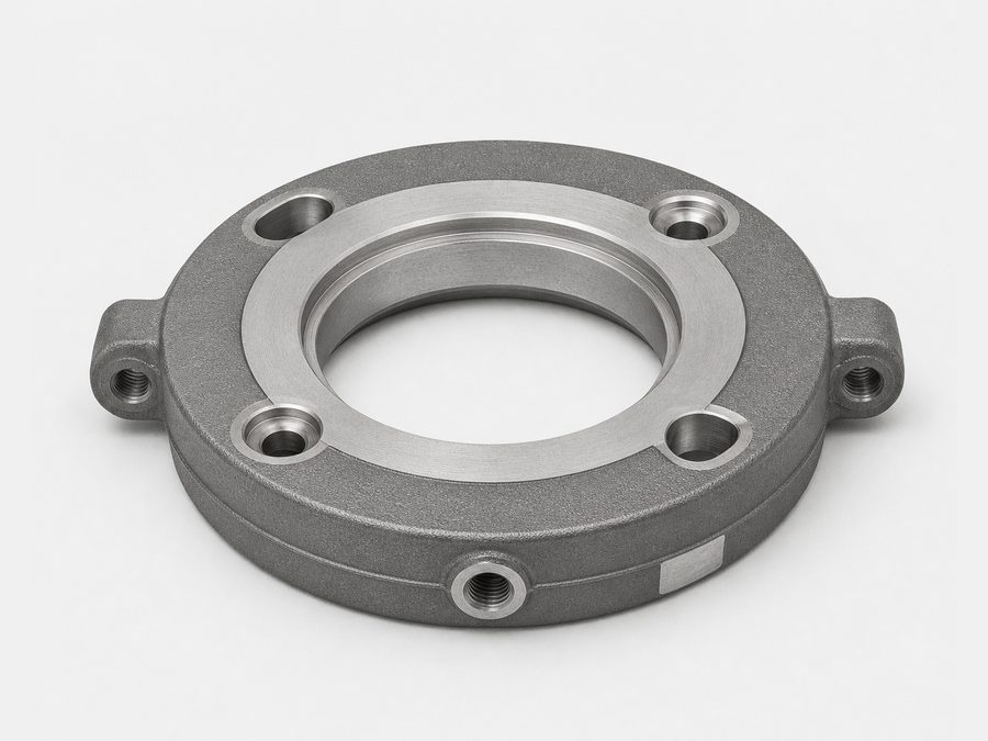 Sand-cast mechanical seal gland