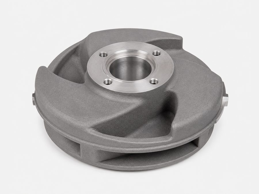 High-chrome slurry pump impeller